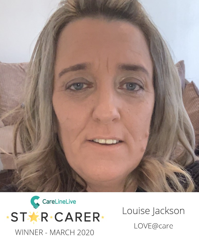 Our March Star Carer - Louise Jackson