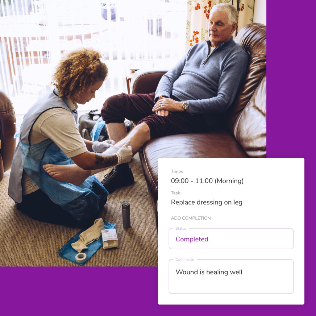 Home care software improves person-centred care