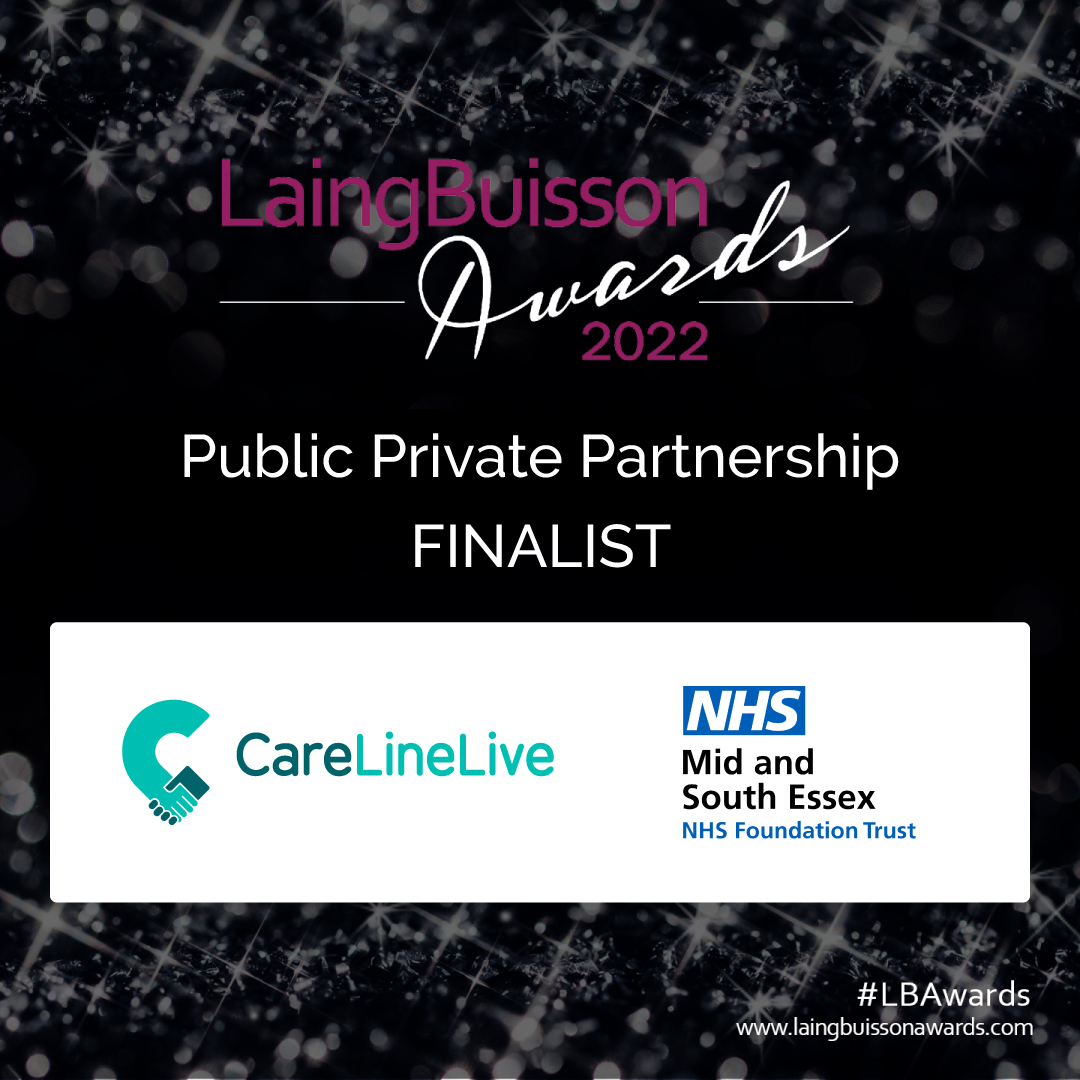 CareLineLive is a finalist in the prestigious 2022 LaingBuisson Awards