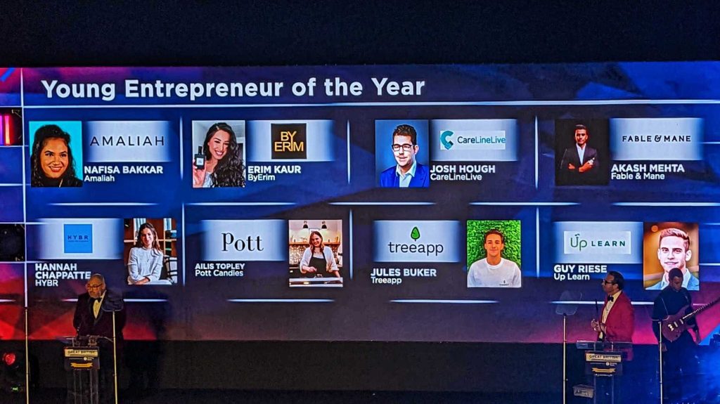 young entrepreneur year award 2022