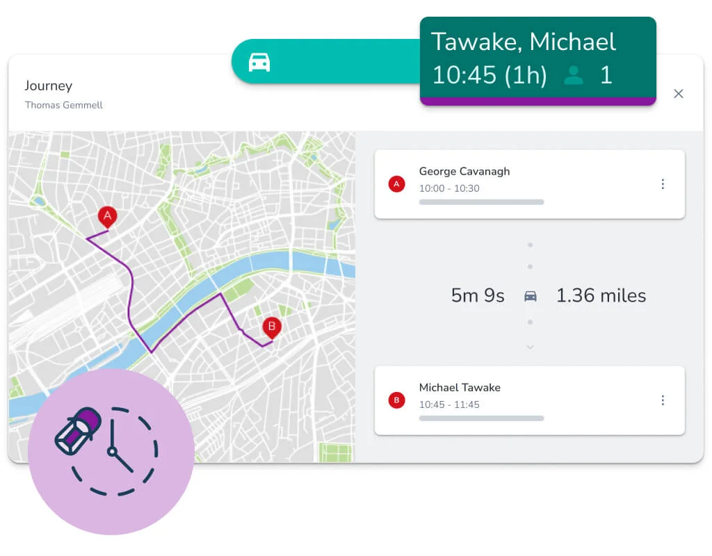 travel time estimates