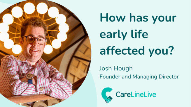With alternate green 2 Josh Hough - Early Life