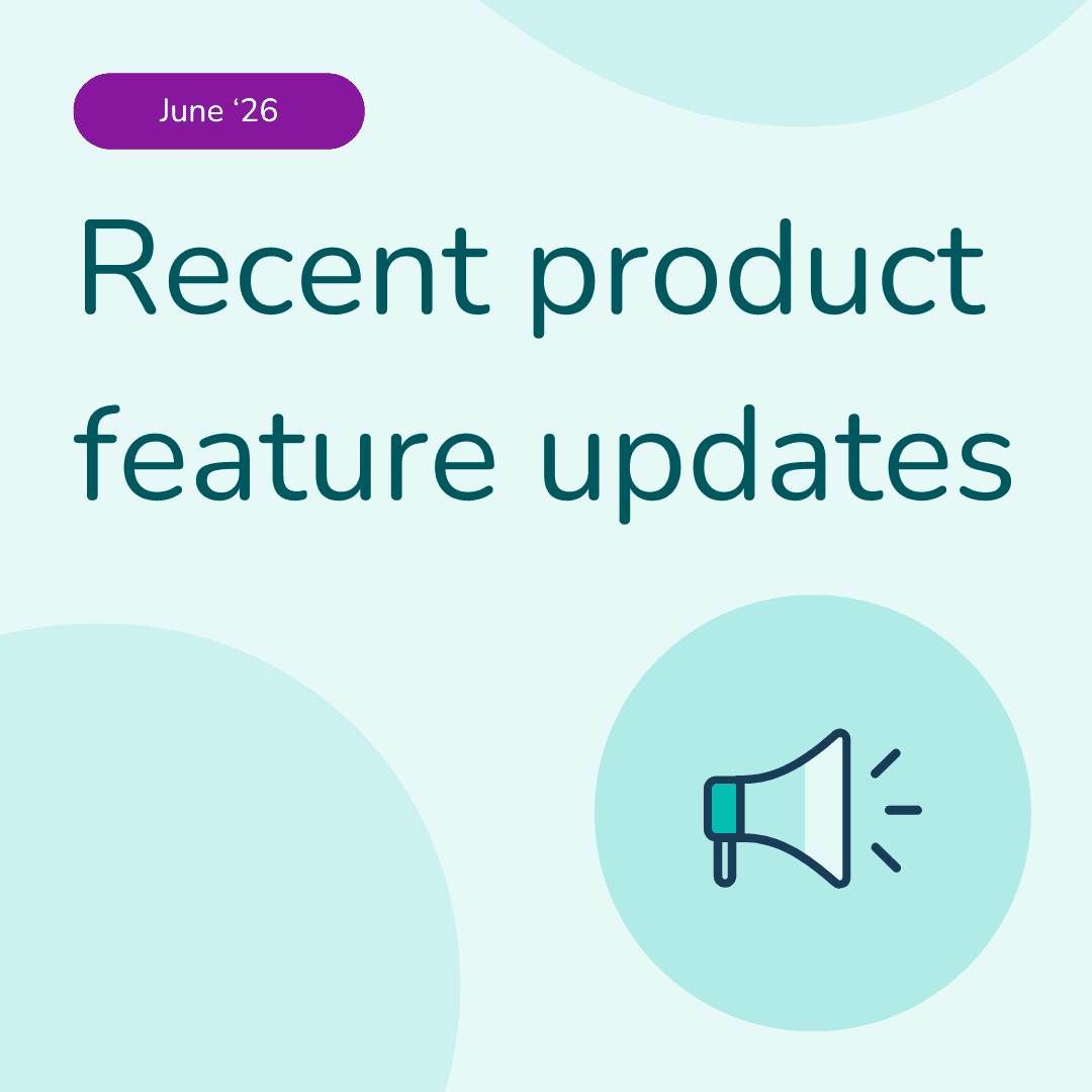 Recent product updates